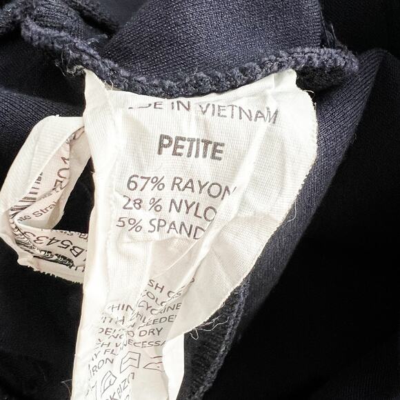 Quince Pants Womens Plus Size 1X Petite Stretchy Pull On Work Office Casual - Picture 6 of 9